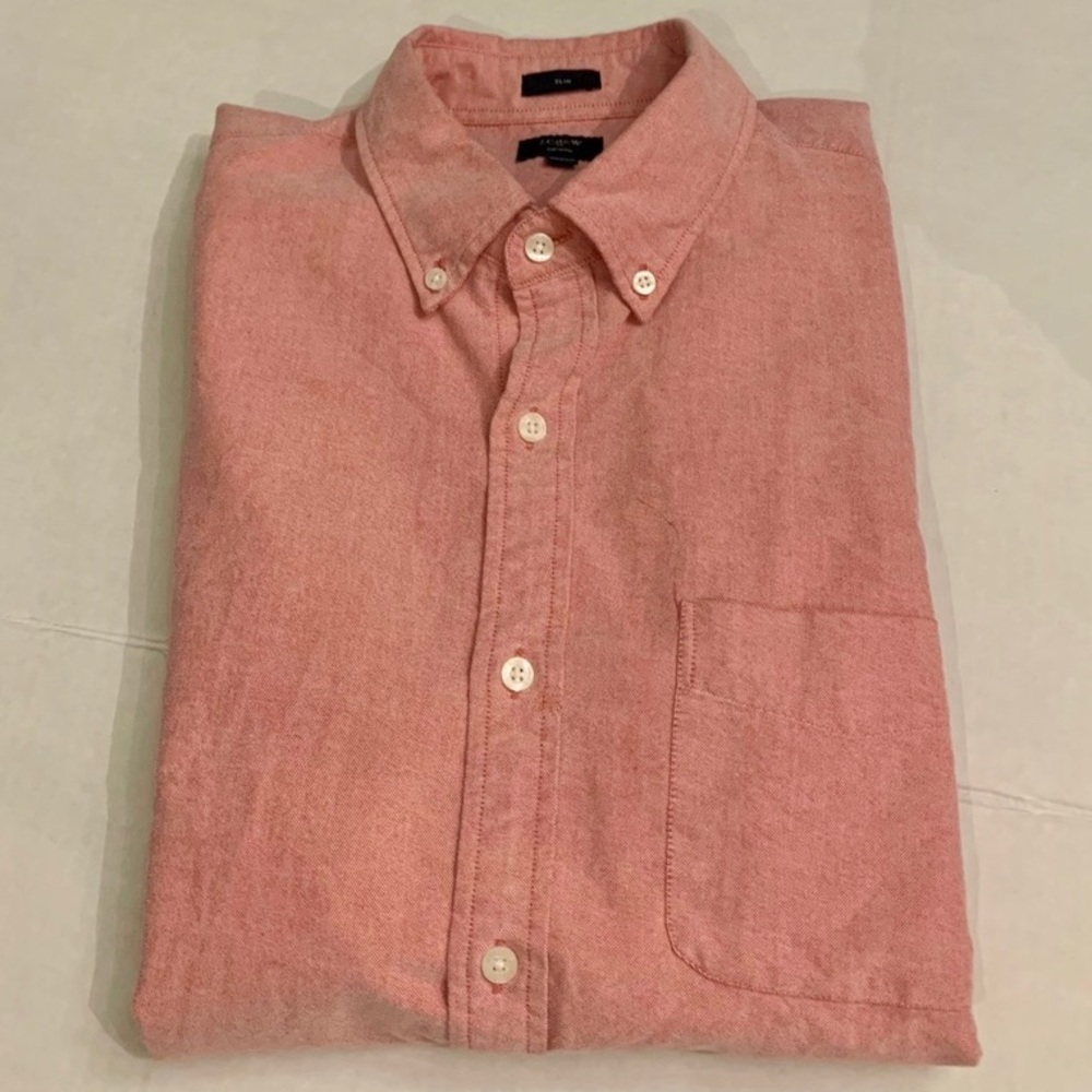 J Crew button up shirt men’s large slim fit